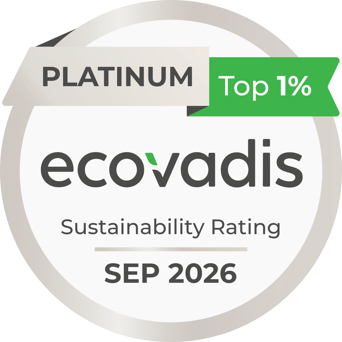 CONIUNCTA® mit EcoVadis Platinum-Medaille ausgezeichnet - CONIUNCTA