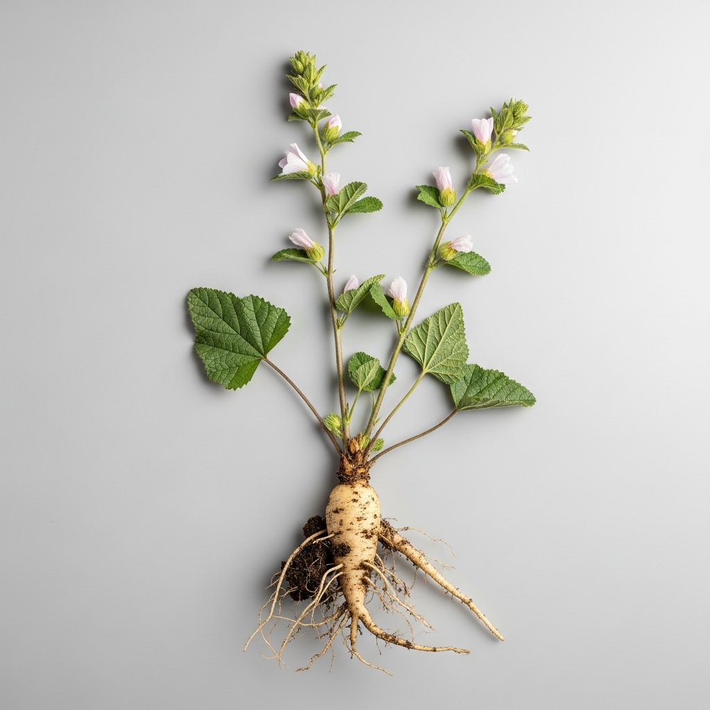 Wurzel des Echten Eibisch (Althaea officinalis), Ausgangsmaterial für den Eibisch Extrakt von CONIUNCTA®