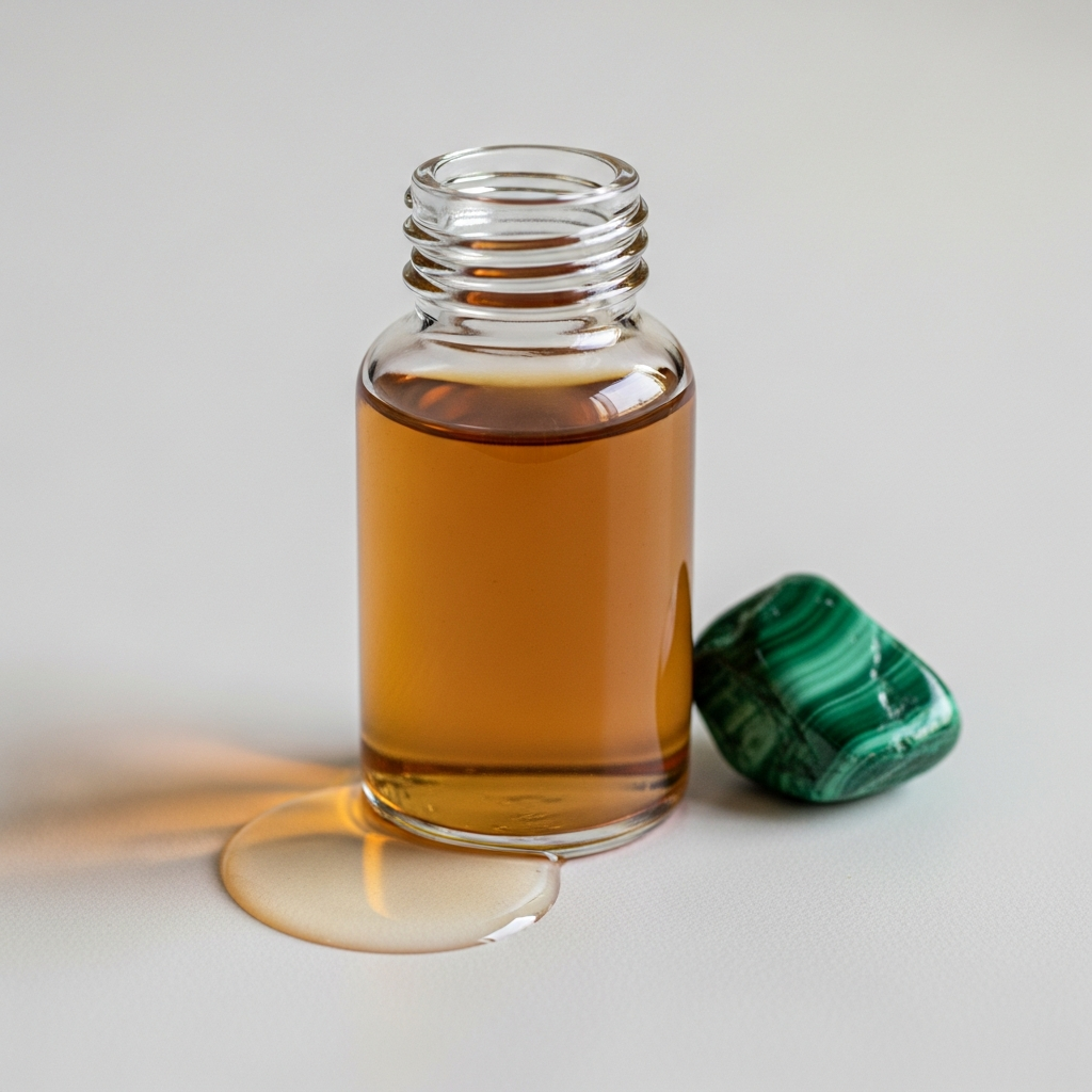 Malachit Extrakt (Malachite Extract) als klare bernsteinfarbene Flüssigkeit für kosmetische Formulierungen